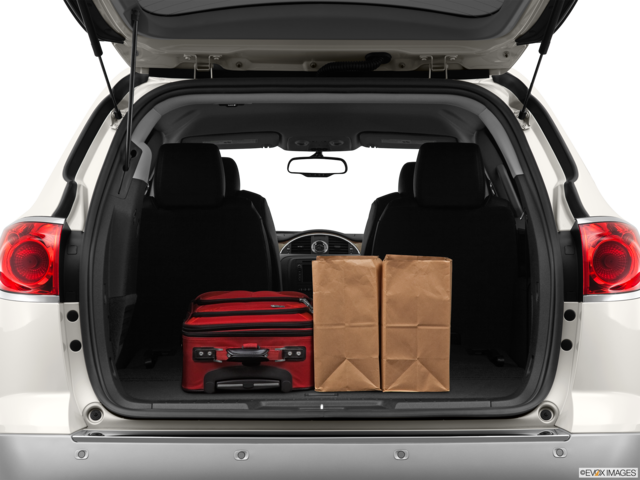 2012 buick enclave cargo area with stuff