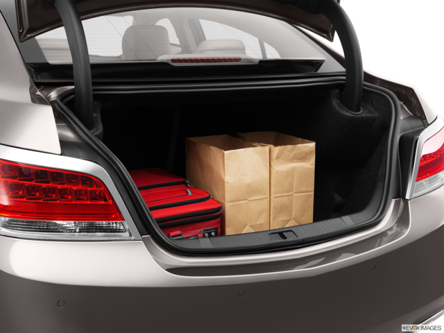 2012 buick lacrosse cargo area with stuff