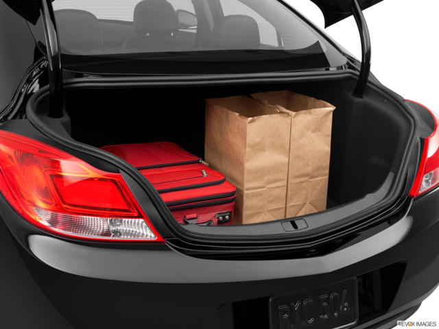 2012 buick regal cargo area with stuff