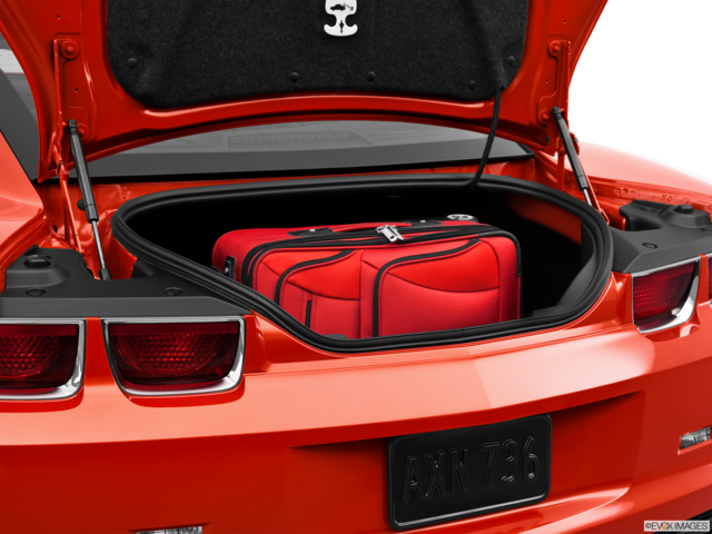 2012 chevrolet camaro cargo area with stuff