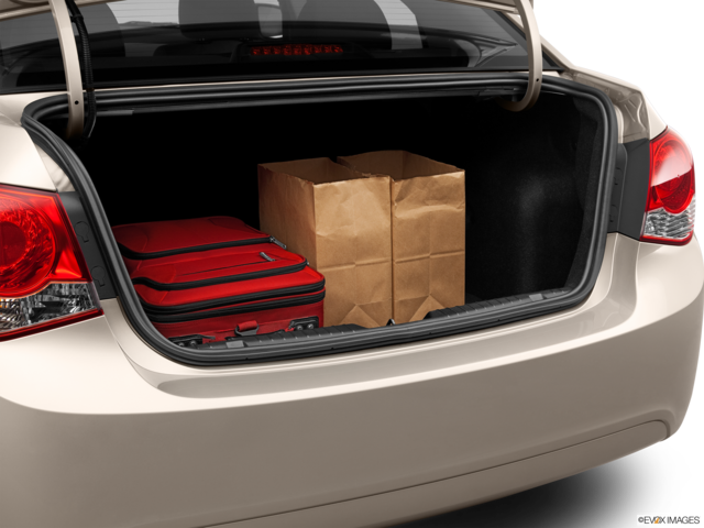 2012 chevrolet cruze cargo area with stuff