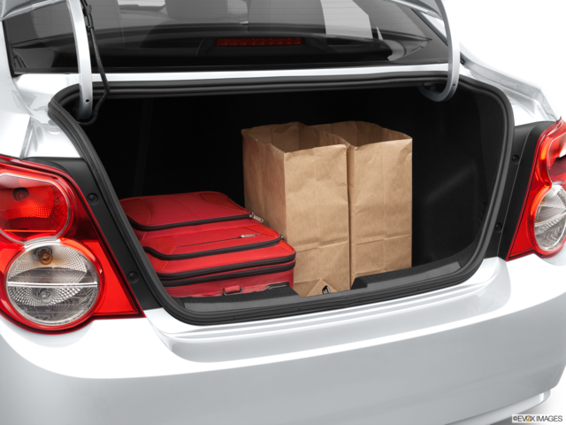 2012 chevrolet sonic cargo area with stuff
