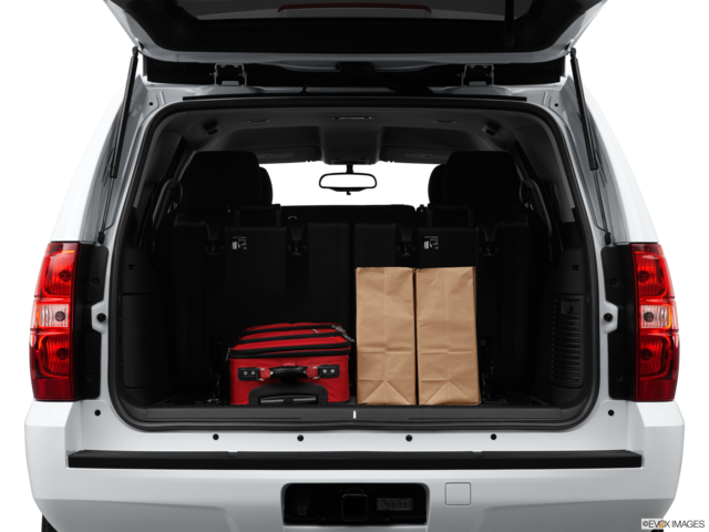 2012 chevrolet tahoe cargo area with stuff