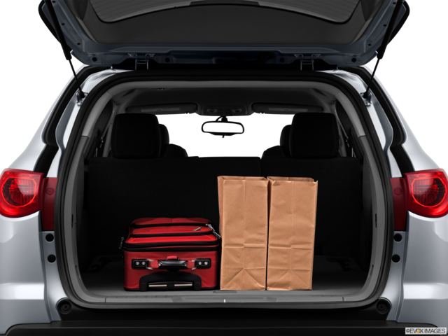 2012 chevrolet traverse cargo area with stuff