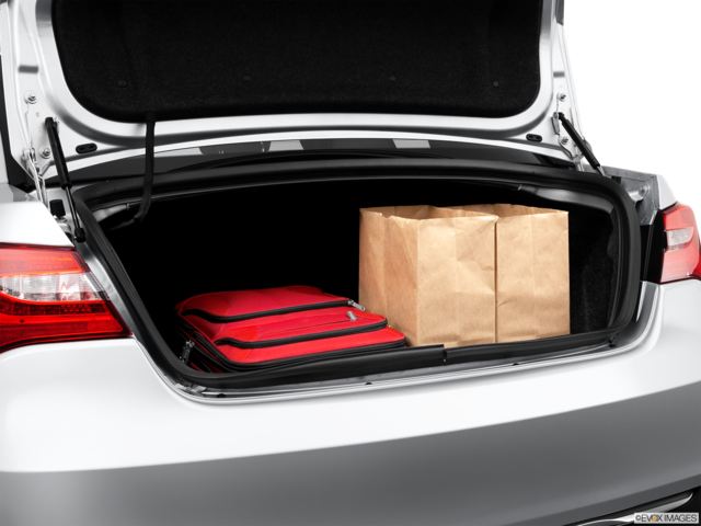 2012 chrysler 200 cargo area with stuff