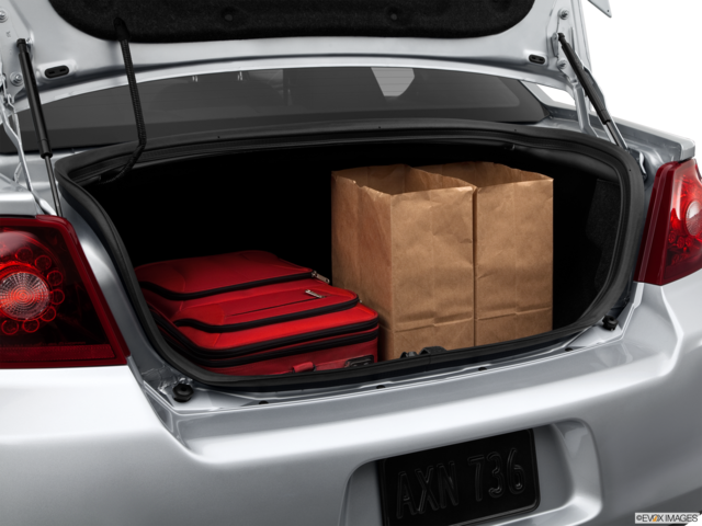2012 dodge avenger cargo area with stuff