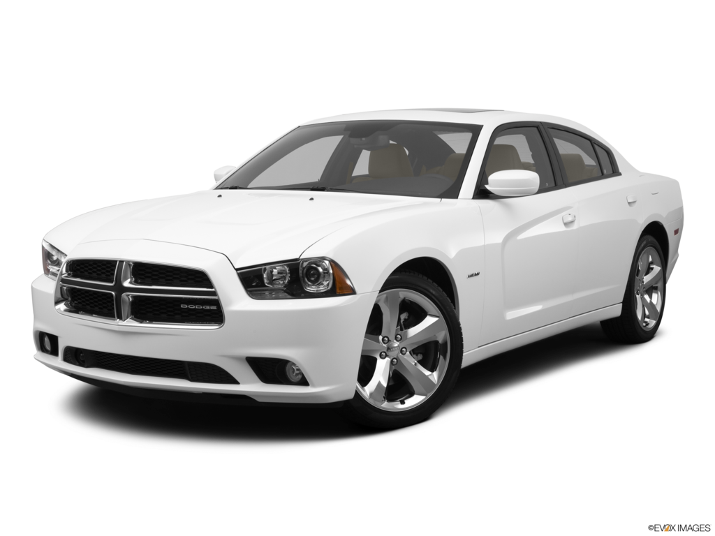 2012 dodge charger angled front