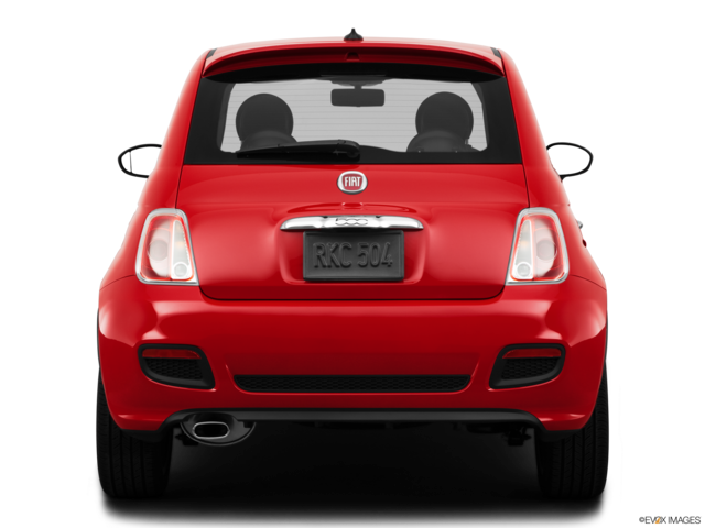 2012 fiat 500 back