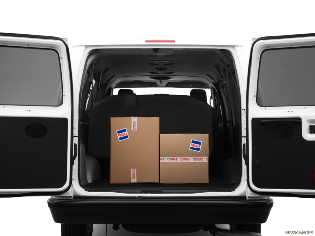 2012 ford e-150 cargo area with stuff