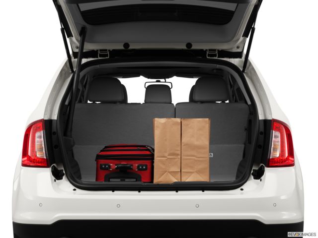 2012 ford edge cargo area with stuff