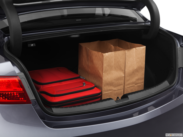2013 acura ilx cargo area with stuff