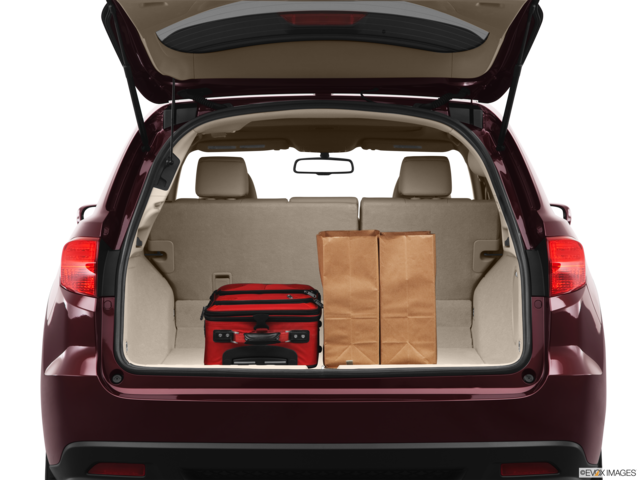 2013 acura rdx cargo area with stuff