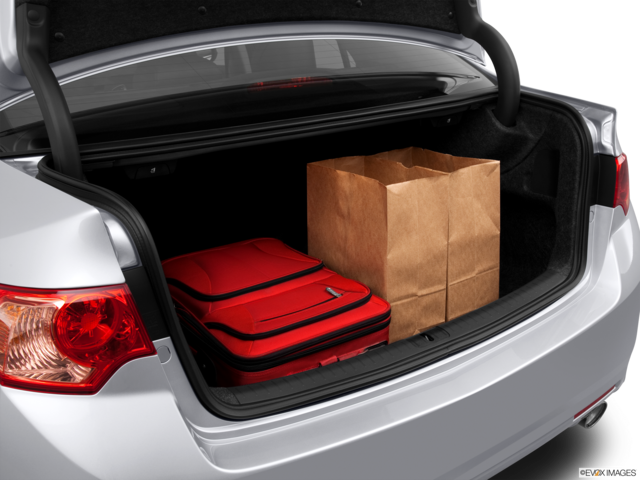 2013 acura tsx cargo area with stuff