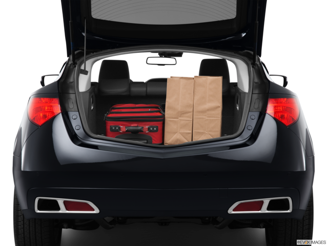2013 acura zdx cargo area with stuff