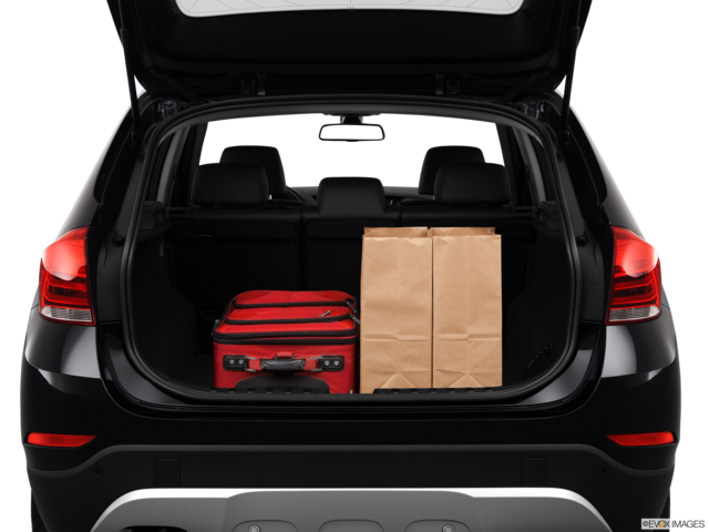 2013 bmw x1 cargo area with stuff