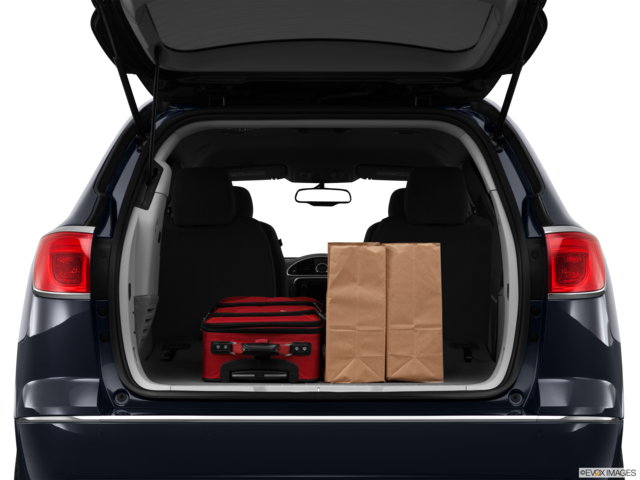 2013 buick enclave cargo area with stuff