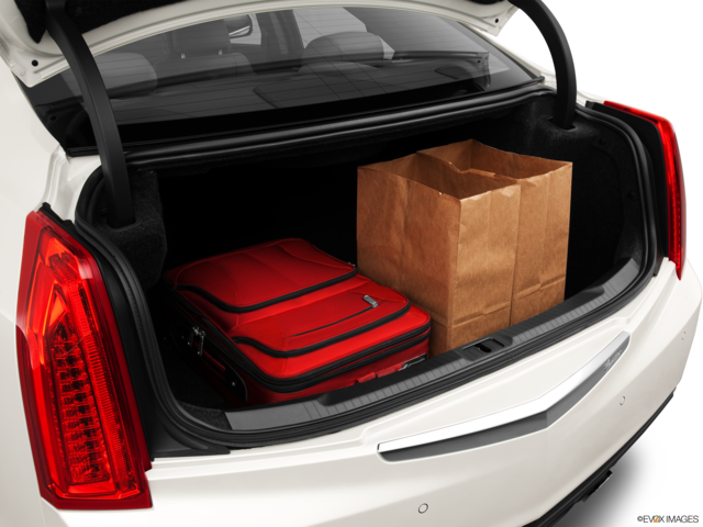 2013 cadillac ats cargo area with stuff