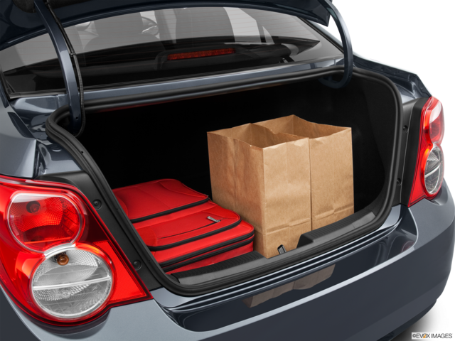 2013 chevrolet sonic cargo area with stuff