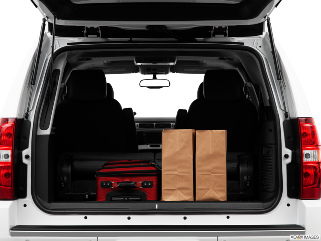 2013 chevrolet tahoe cargo area with stuff