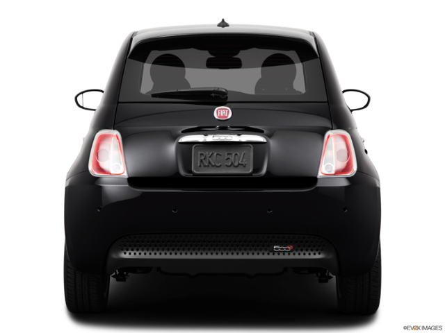2013 fiat 500e back