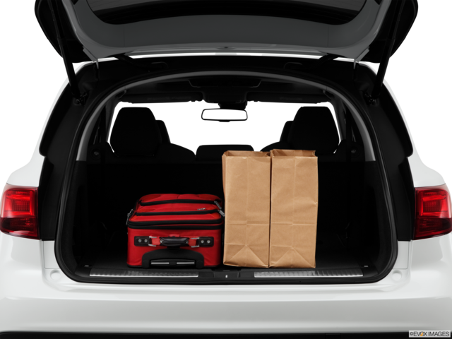 2014 acura mdx cargo area with stuff