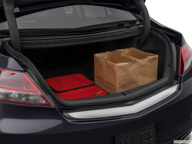 2014 acura tl cargo area with stuff