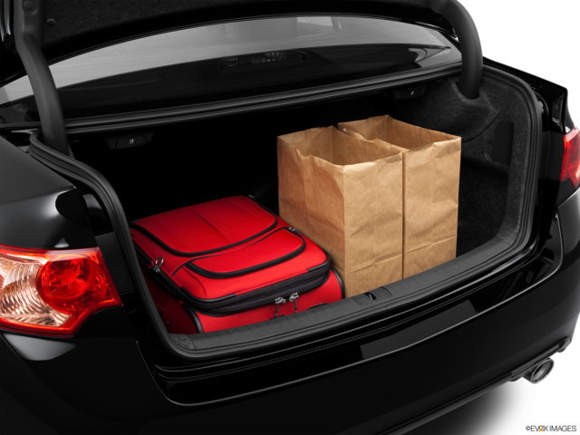 2014 acura tsx cargo area with stuff