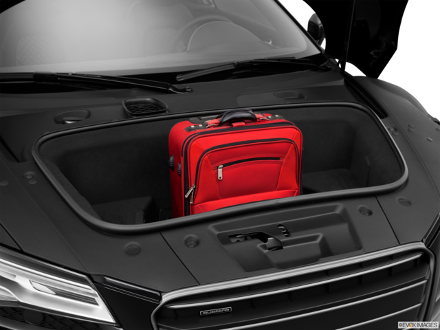 2014 audi r8 cargo area with stuff