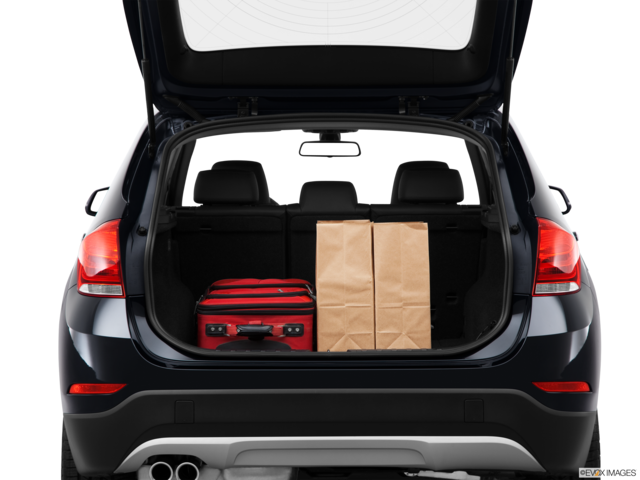 2014 bmw x1 cargo area with stuff