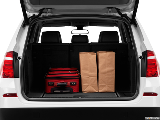 2014 bmw x3 cargo area with stuff