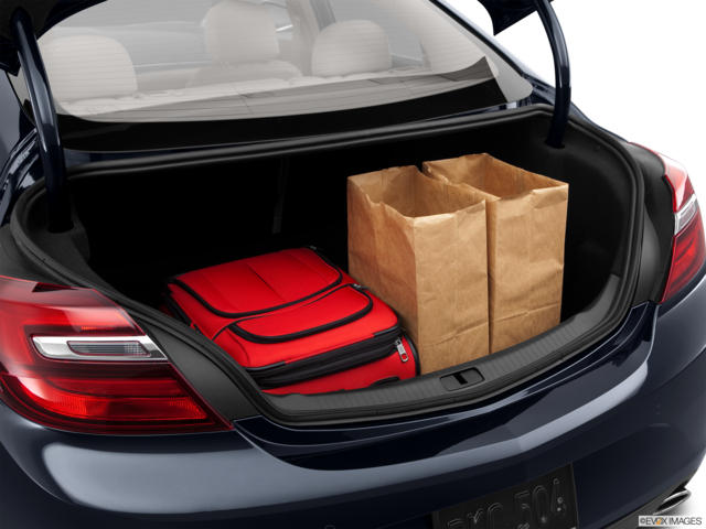 2014 buick regal cargo area with stuff