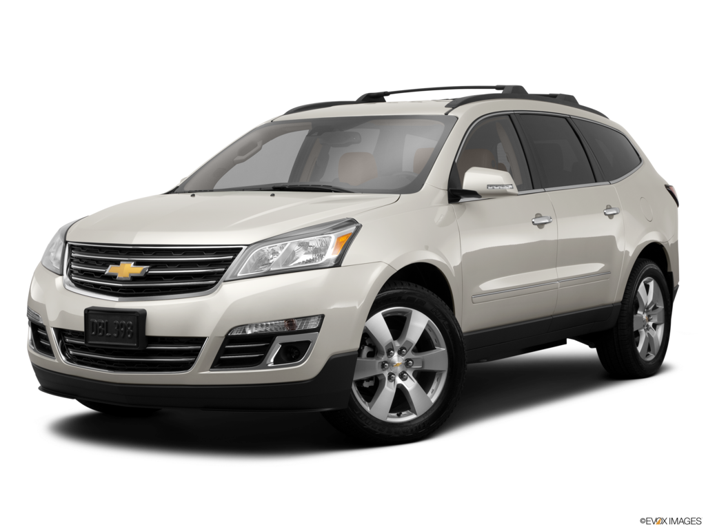 2014 chevrolet traverse angled front