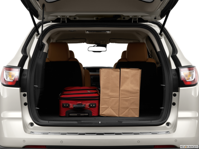 2014 chevrolet traverse cargo area with stuff