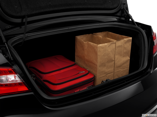 2014 chrysler 200 cargo area with stuff