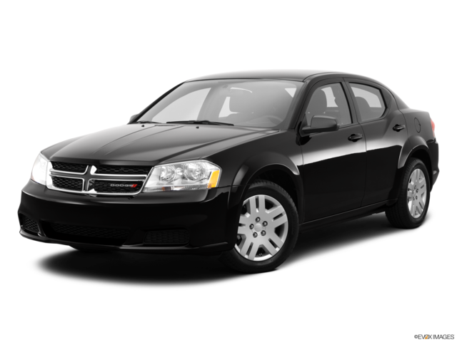 2014 dodge avenger angled front