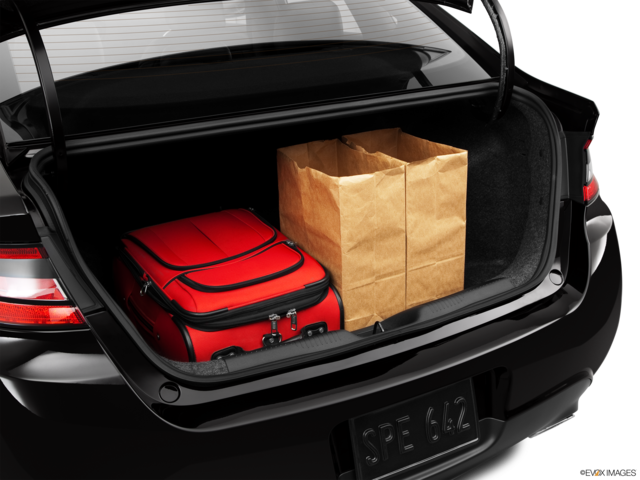 2014 dodge dart cargo area with stuff
