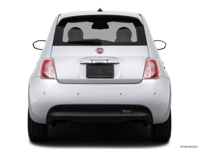 2014 fiat 500e back