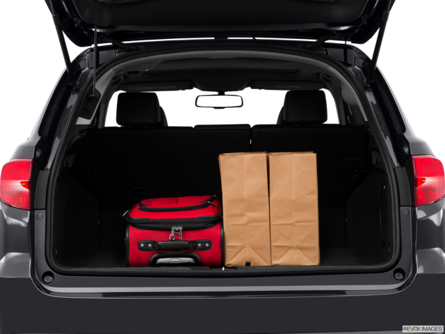 2015 acura rdx cargo area with stuff