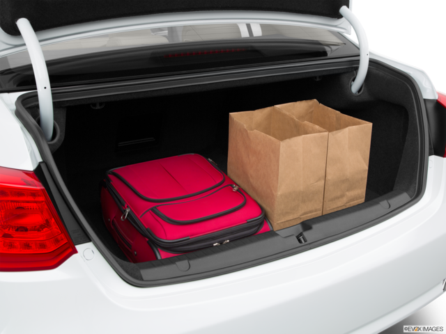 2015 acura rlx cargo area with stuff