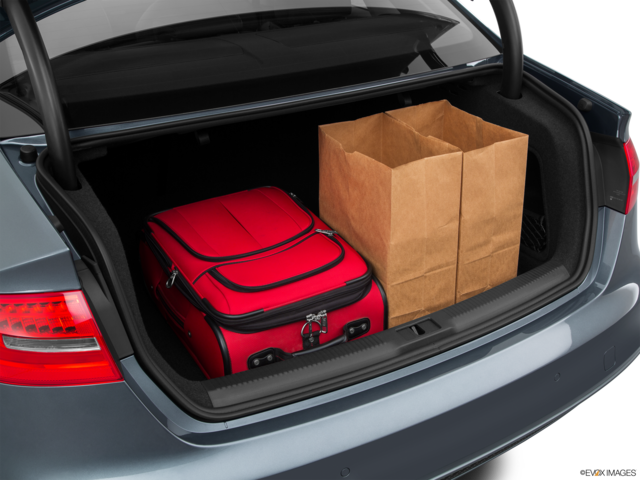 2015 audi a4 cargo area with stuff
