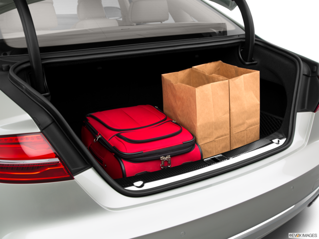2015 audi a8 cargo area with stuff