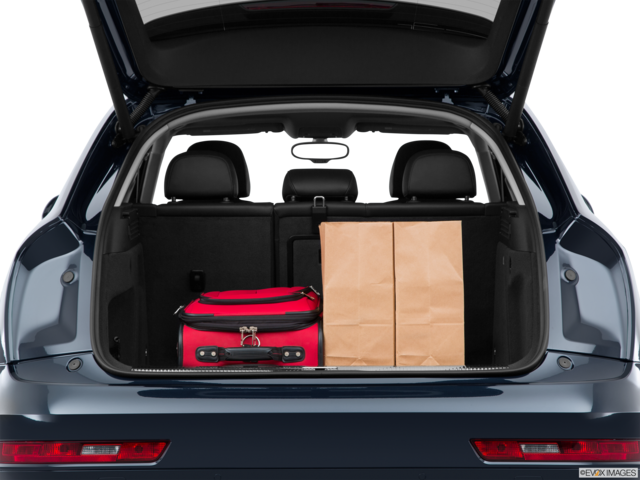 2015 audi q3 cargo area with stuff