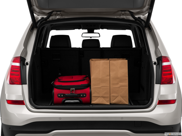 2015 bmw x3 cargo area with stuff