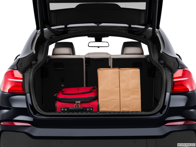 2015 bmw x4 cargo area with stuff