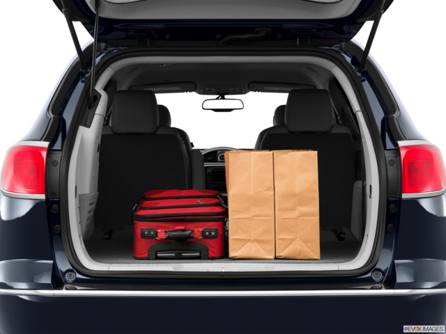 2015 buick enclave cargo area with stuff