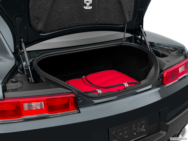 2015 chevrolet camaro cargo area with stuff