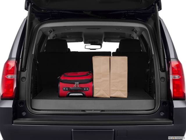 2015 chevrolet tahoe cargo area with stuff