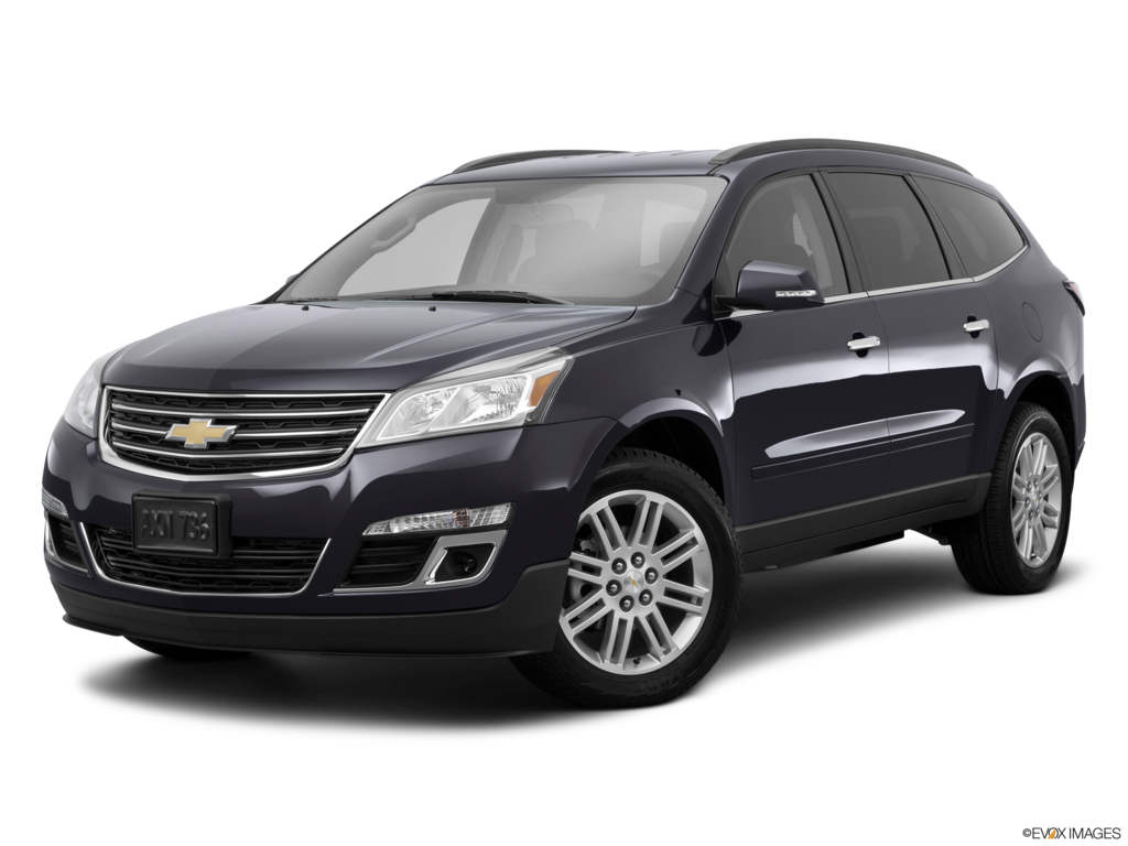 2015 chevrolet traverse angled front