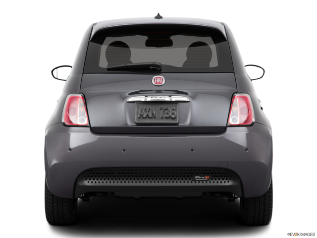 2015 fiat 500e back