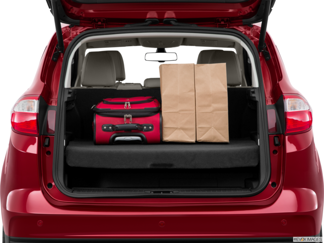 2015 ford c-max-energi cargo area with stuff